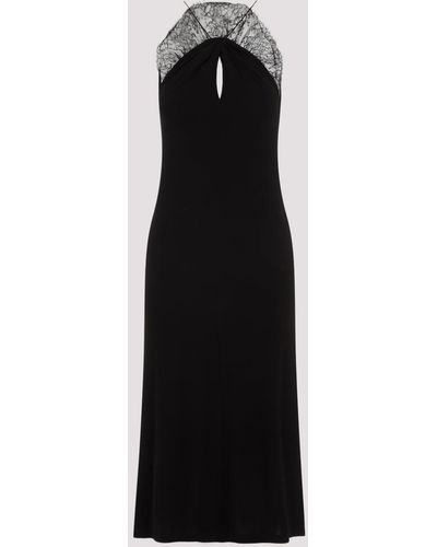 Givenchy Black Sleeveless Lace Dress