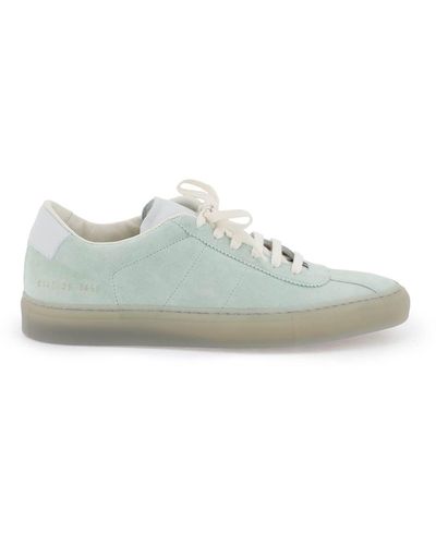 Common Projects Suede Leather Trainers For Men - Green