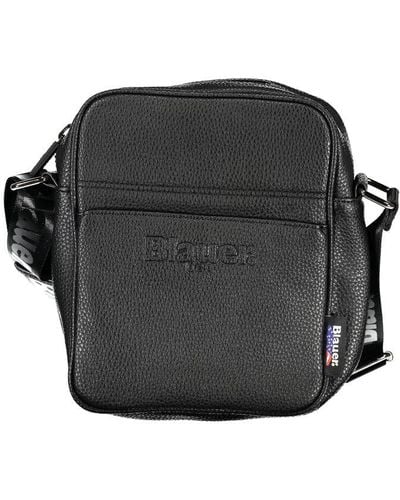 Blauer Chic Leather Shoulder Bag For - Black
