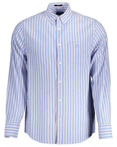 GANT Ele Cotton Shirt For Men - Blue