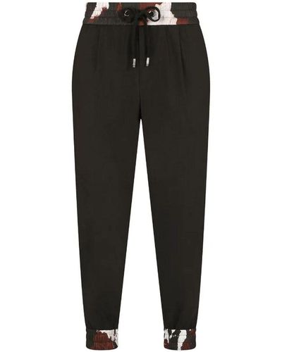 Dolce & Gabbana Wool Jeans & Pant - Black