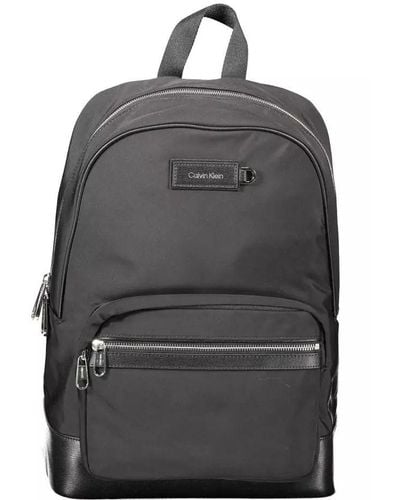 Calvin Klein Polyester Backpack - Gray