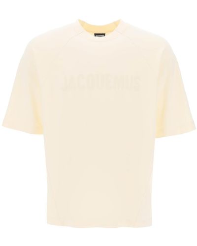Jacquemus The Typo T-Shirt - Natural