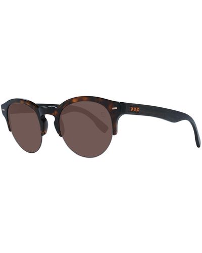 Zegna Men's Sunglasses Zc0008 52j50 - Brown