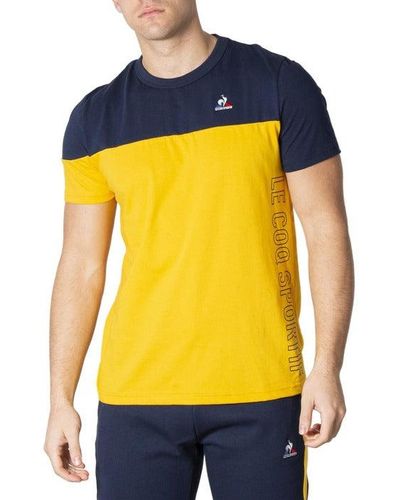 Le Coq Sportif Men T-shirt - Yellow