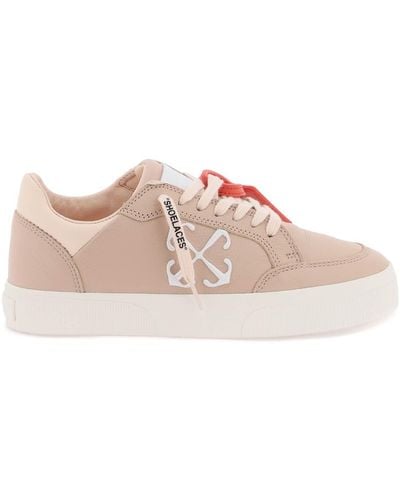 Off-White c/o Virgil Abloh Low Leather Vulcanized Trainers For - Pink