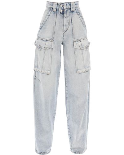 Isabel Marant Isabel Marant Etoile Heilani Cargo Jeans - Gray