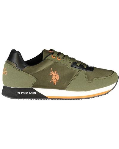U.S. POLO ASSN. Green Polyester Trainer