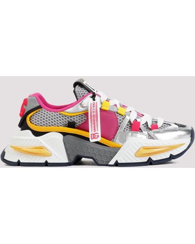 Dolce & Gabbana Multicolour Air Master Trainers - Pink