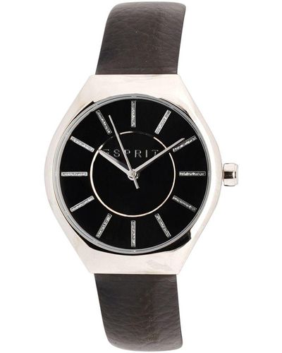 Esprit Silver Watch - Black