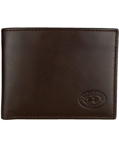 La Martina Marrone Leather Wallet - Multicolour