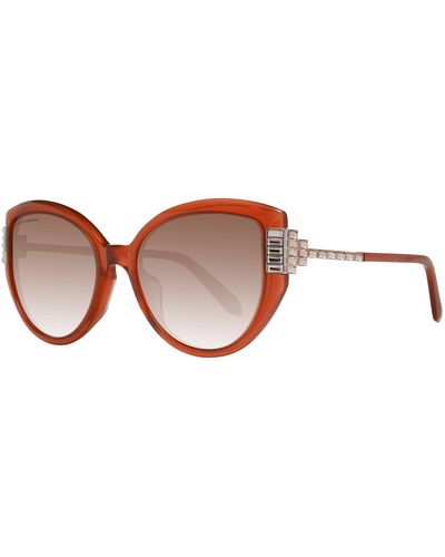 Atelier Swarovski Ladies' Sunglasses Sk0272-p-h 45f54 - Brown