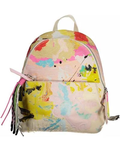 Desigual Polyester Backpack - Gray