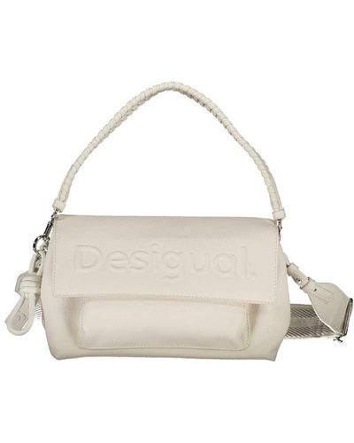Desigual Polyethylene Handbag - White
