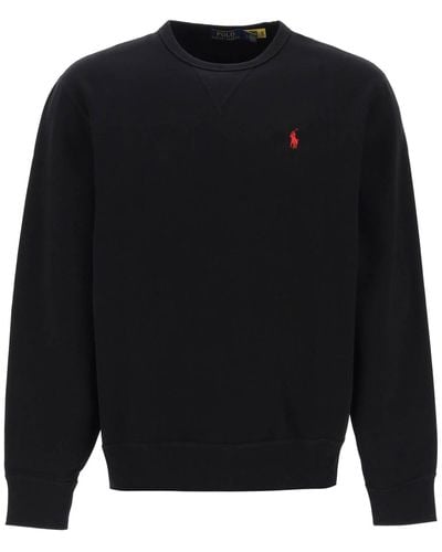 Polo Ralph Lauren Rl Sweatshirt - Black