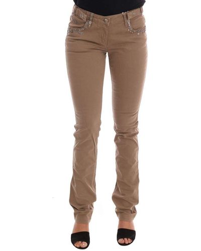 CoSTUME NATIONAL C'n'c Cotton Stretch Slim Fit Jeans - Natural