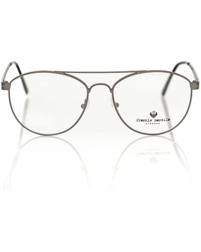 Frankie Morello Elegant Aviator Model Eyeglasses - Grey