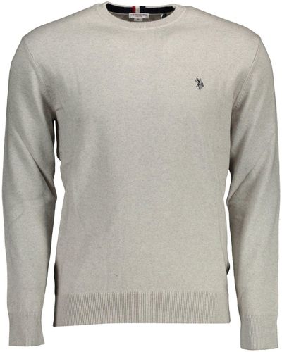 U.S. POLO ASSN. Gray Cotton Sweater