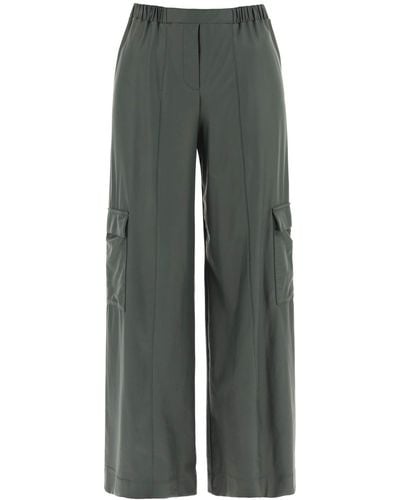 Max Mara Teseo Cargo-Style Trousers - Grey