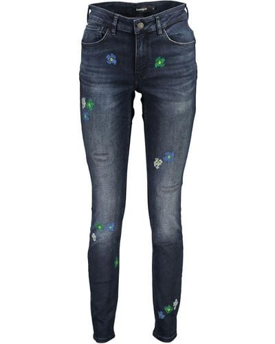 Desigual Cotton Jeans & Pant - Blue