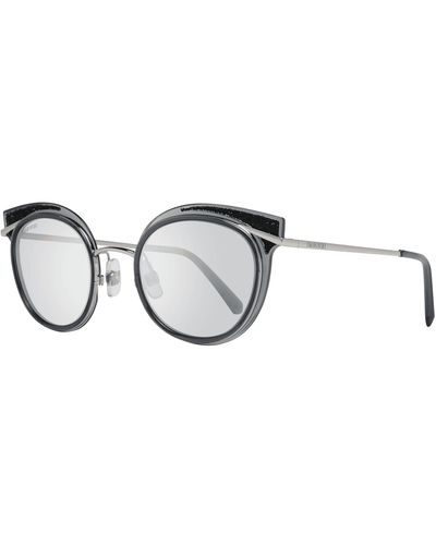 Swarovski Grey Sunglasses For Woman - Metallic