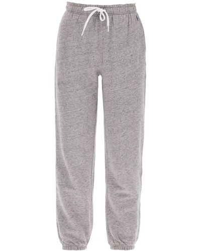 Polo Ralph Lauren "Sporty Pants With Embroidered Logo - Gray