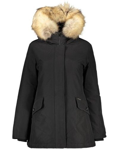 Woolrich Cotton Jackets & Coat - Black
