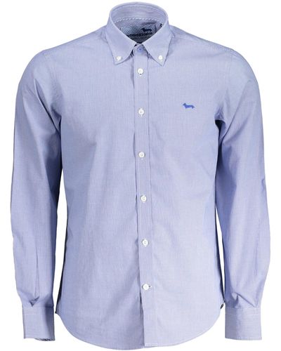 Harmont & Blaine Cotton Shirt - Blue