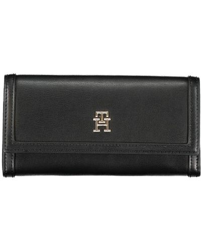 Tommy Hilfiger Elegant Dual-Compartment Wallet - Black