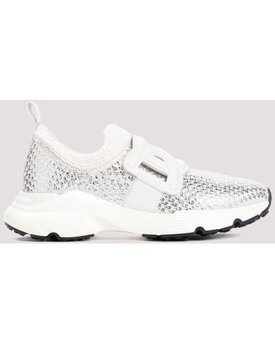 Tod's White Kate Cotton Trainers