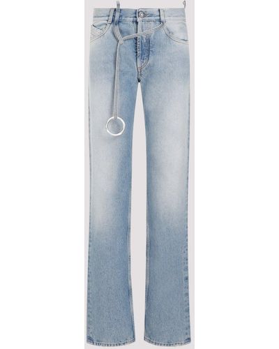 The Attico Blue Distressed Jeans