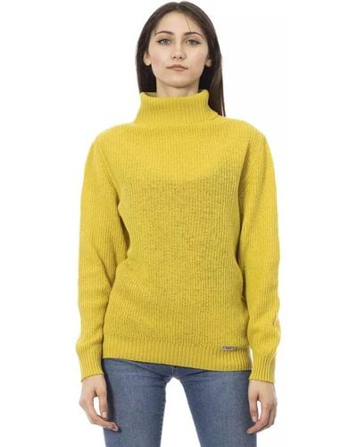 Baldinini Elegant Turtleneck Sweater - Yellow