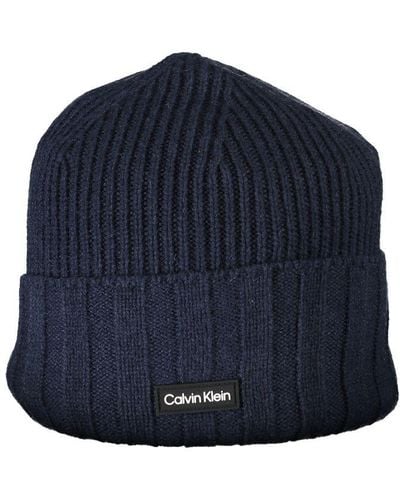 Calvin Klein Polyamide Hats & Cap - Blue