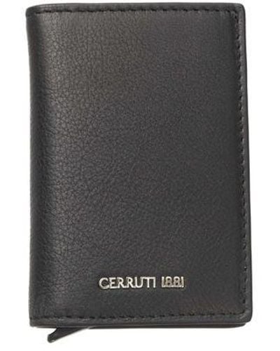 Cerruti 1881 Black Calf Leather Wallet