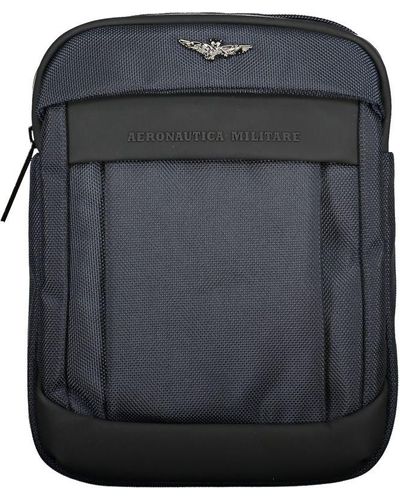 Aeronautica Militare Chic Military-Inspired Shoulder Bag - Black
