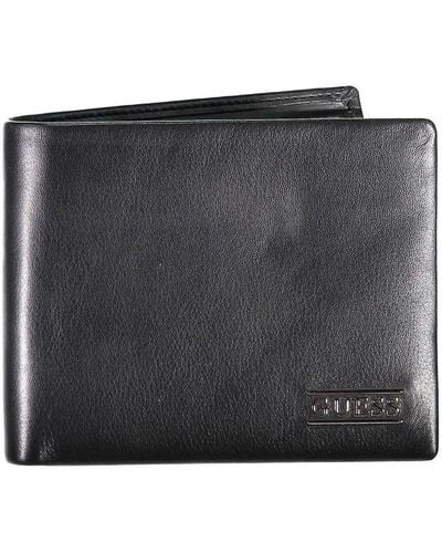 Guess Sleek Leather Bifold Wallet - Black