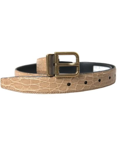 Dolce & Gabbana Elegant Leather Belt - Multicolor