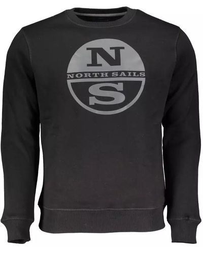 North Sails Black Cotton Sweater