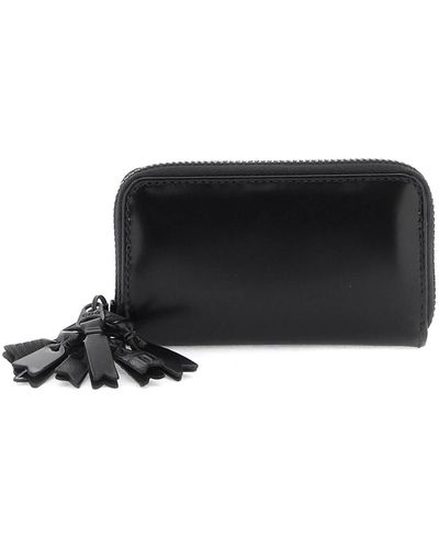 Comme des Garçons Comme Des Garcons Wallet Mini Multi-Zip Wallet With - Black