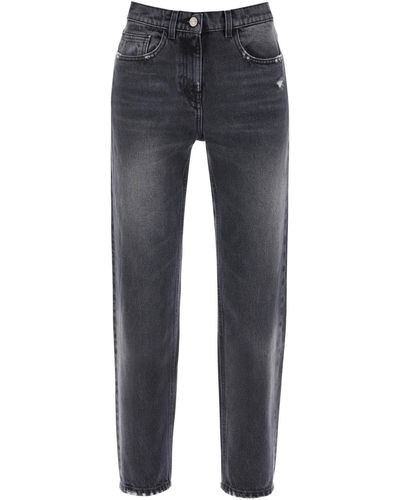Palm Angels Straight Cut Jeans - Blue