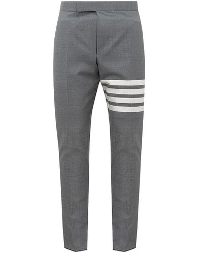 Thom Browne Grey Tailored Trousers