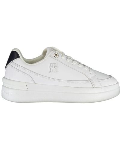 Tommy Hilfiger Chic Trainers With Contrast Details - White