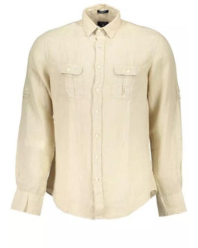 GANT Linen Shirt - Natural