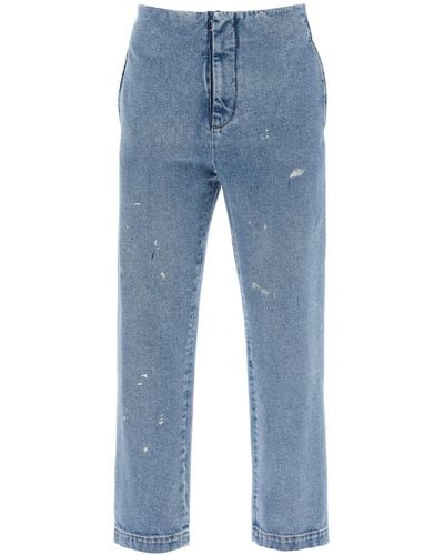 MM6 by Maison Martin Margiela Waistless Jeans Without - Blue