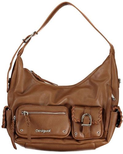 Desigual Polyethylene Handbag - Brown