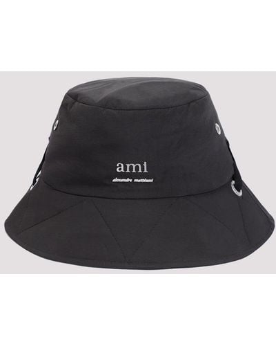 Ami Paris Black Bob Polyde Hat