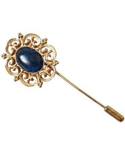 Dolce & Gabbana Elegant Tone Pin Brooch - Metallic