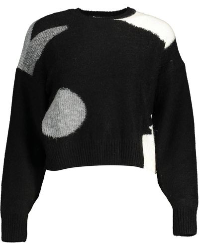 Desigual Black Polyester Jumper