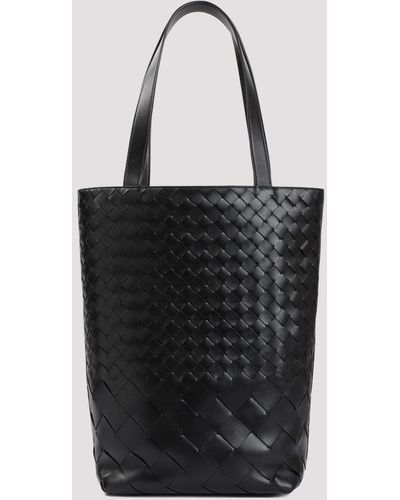Bottega Veneta Black Calf Leather Handbag
