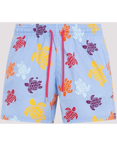 Vilebrequin Multicolour Moorise Tarta Swim Shorts - Blue
